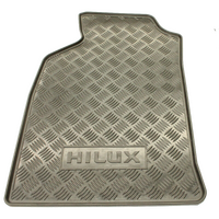 Toyota Hilux Front Rubber Floor Mats 02/2005 - 06/2011