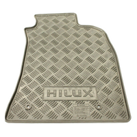 Toyota Hilux Front Rubber Floor Mats 02/2005 - 06/2011