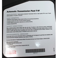 Toyota Automatic Transmission Oil ATF 4ltr Type T-IV