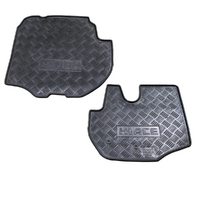 Toyota HiAce LWB Front Rubber Floor Mats Set 2005 - 2019