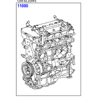 Toyota Long Motor for Corolla ZRE182 2015 - 2018 image