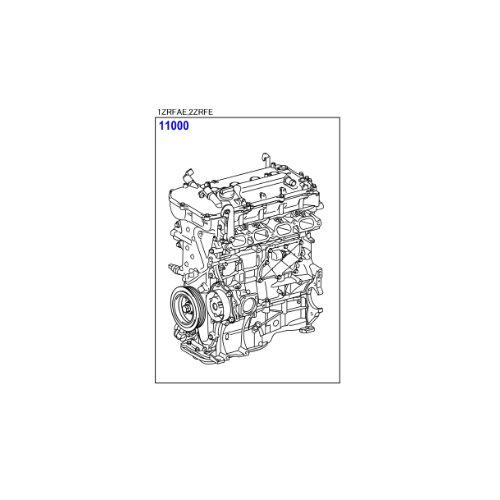 Toyota Long Motor for Corolla ZRE182 2015 - 2018