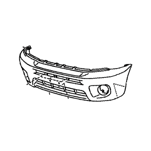 Toyota Front Bumper Cover for RAV4 05/2000 – 07/2003