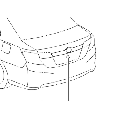 Toyota Camry / Aurion Rear Boot Door Garnish Chrome Moulding 