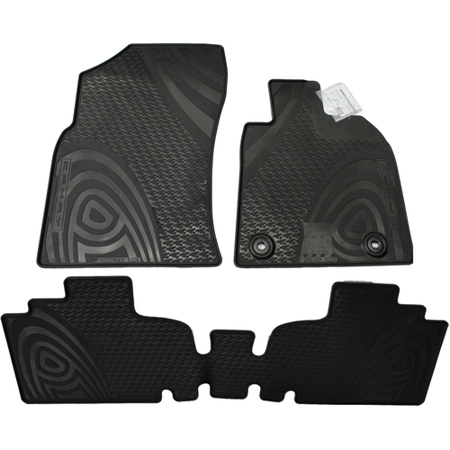 Toyota Camry/Hybrid Rubber Floor Mats Front & Rear Set 09/2017-12/2024