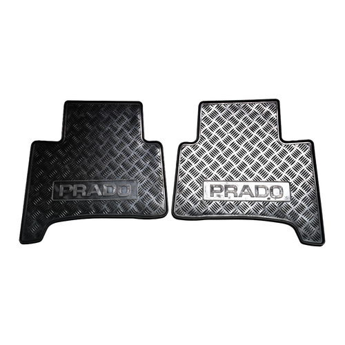 Toyota Landcruiser Prado Rear Rubber Floor Mats 2002-10/2009