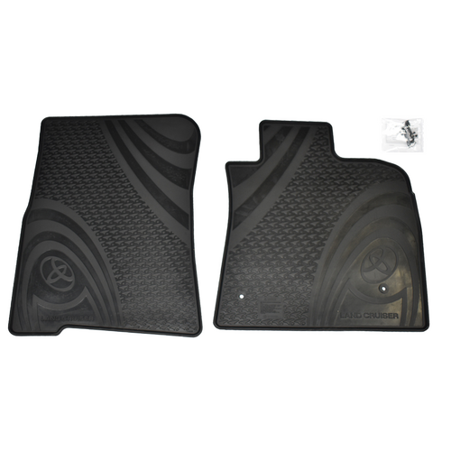 Toyota Landcruiser 200 Front Rubber Floor Mats Set 2007 - 01/2012