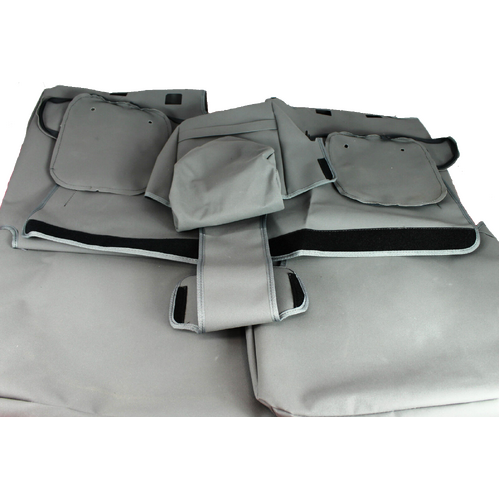 Toyota Land Cruiser Prado 7-Seater Rear Canvas Seat Covers 06/2018 - 05/2021