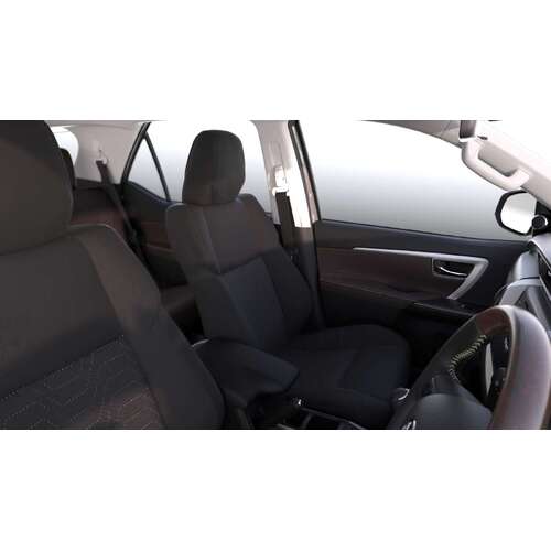 Toyota Fortuner Front Fabric Seat Covers 08/2015 - Current